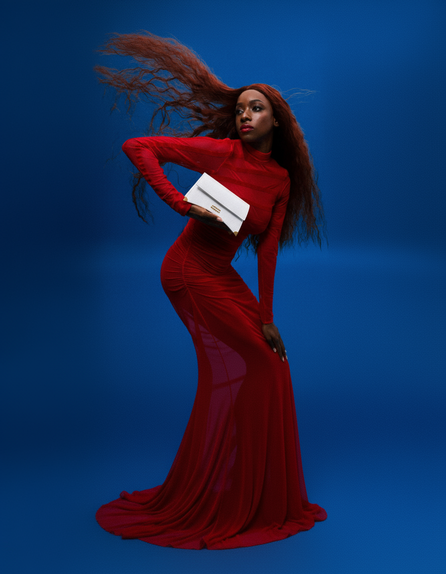 Naomie 20 in Black Crocodile