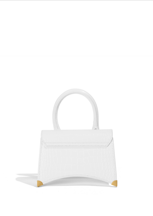 Marie 20 in White Crocodile