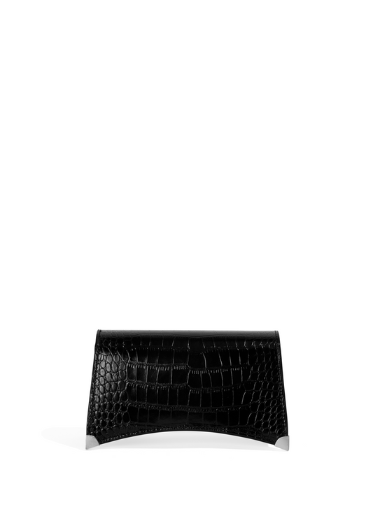 Naomie 20 in Black Crocodile