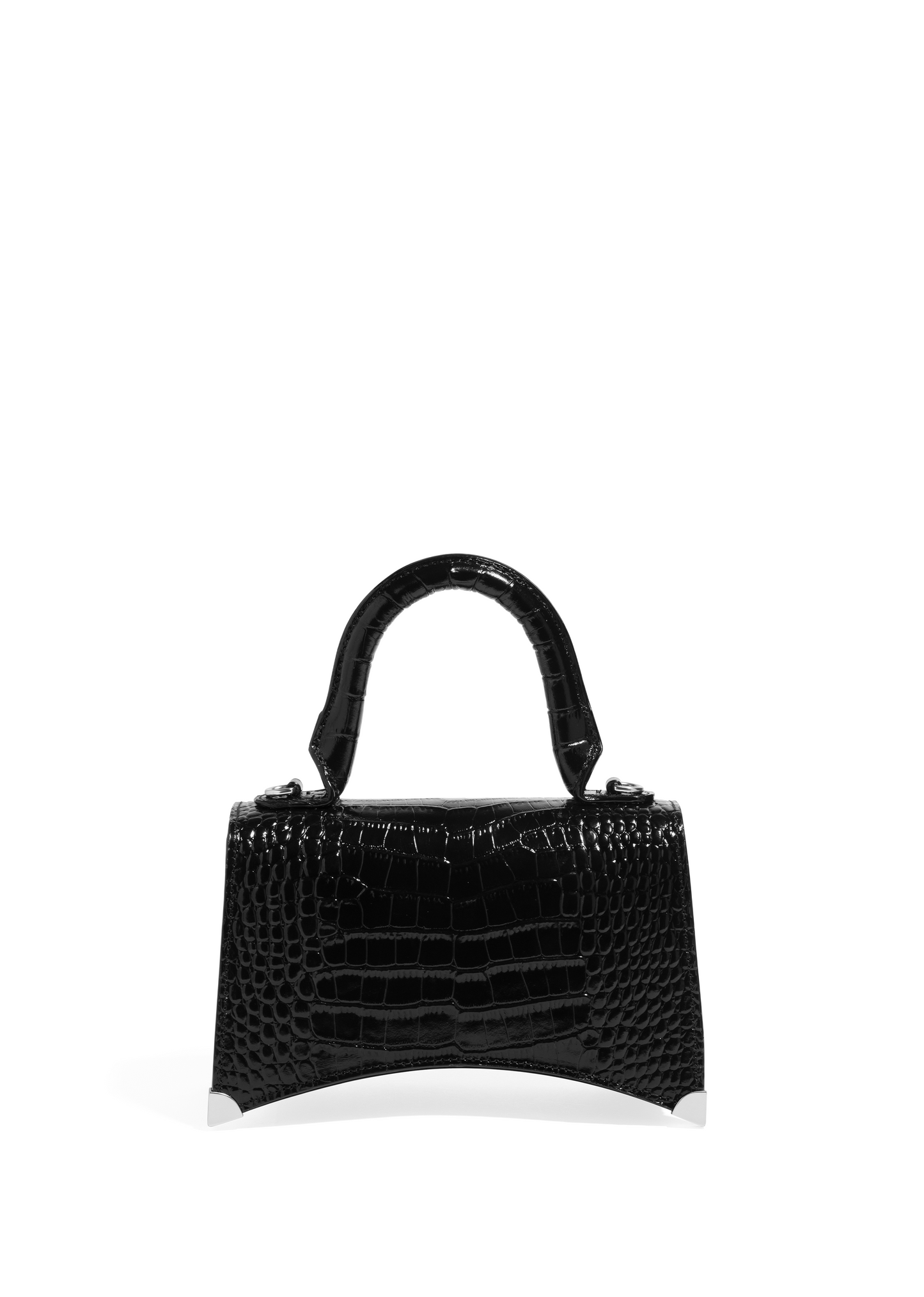 Beverly 20 in Black Crocodile