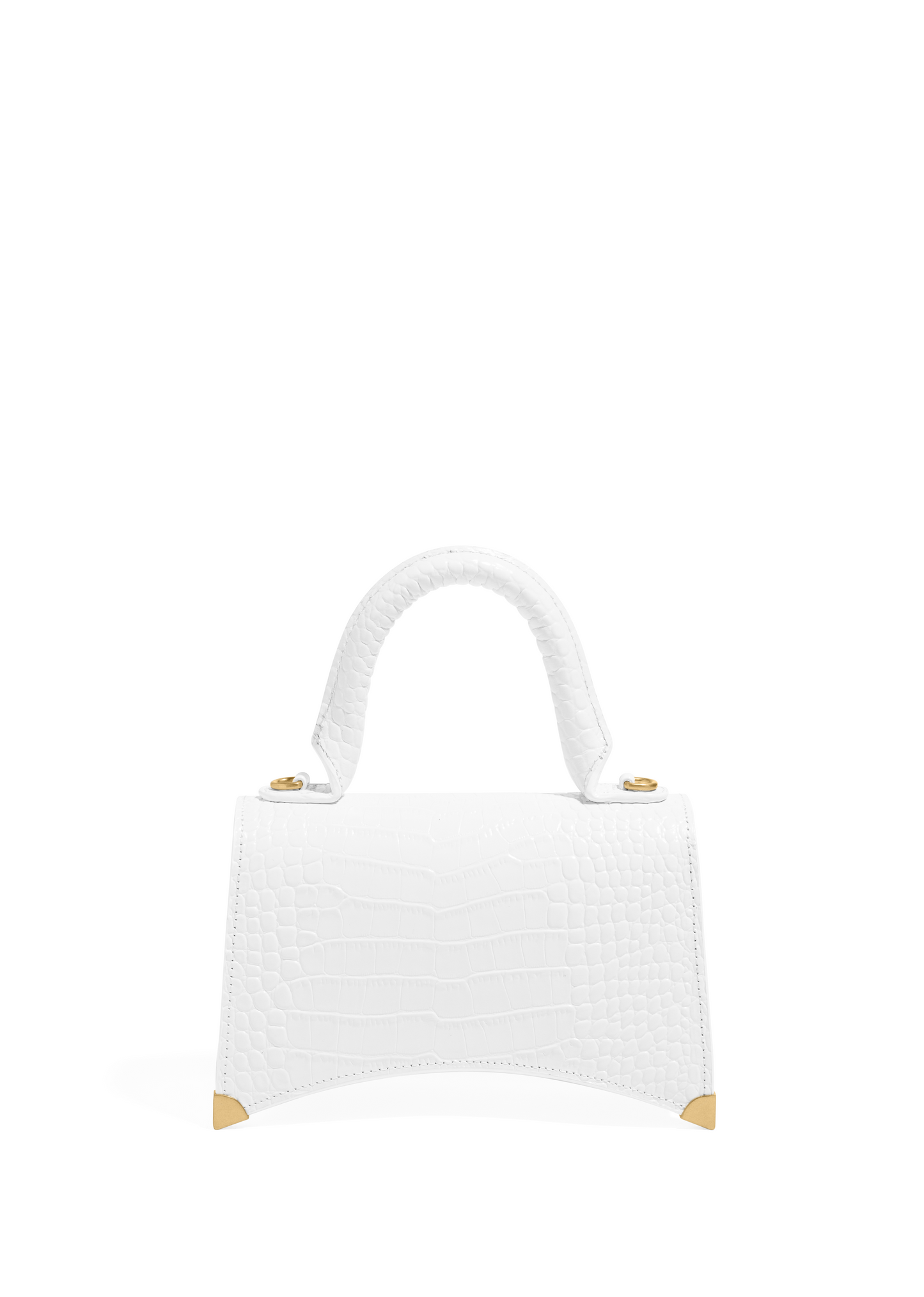 Beverly 20 in in White Crocodile