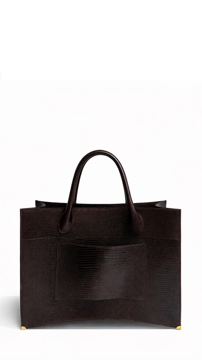 Liya Tote 45 Bordeaux (Made-to-order)