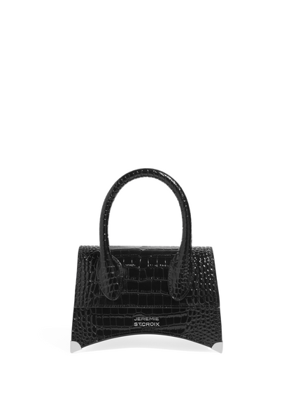 Marie 20 in Black Crocodile