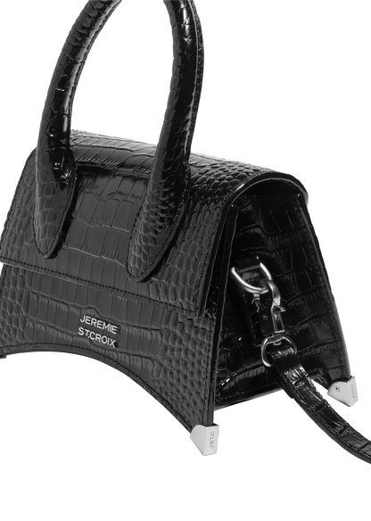 Marie 20 in Black Crocodile