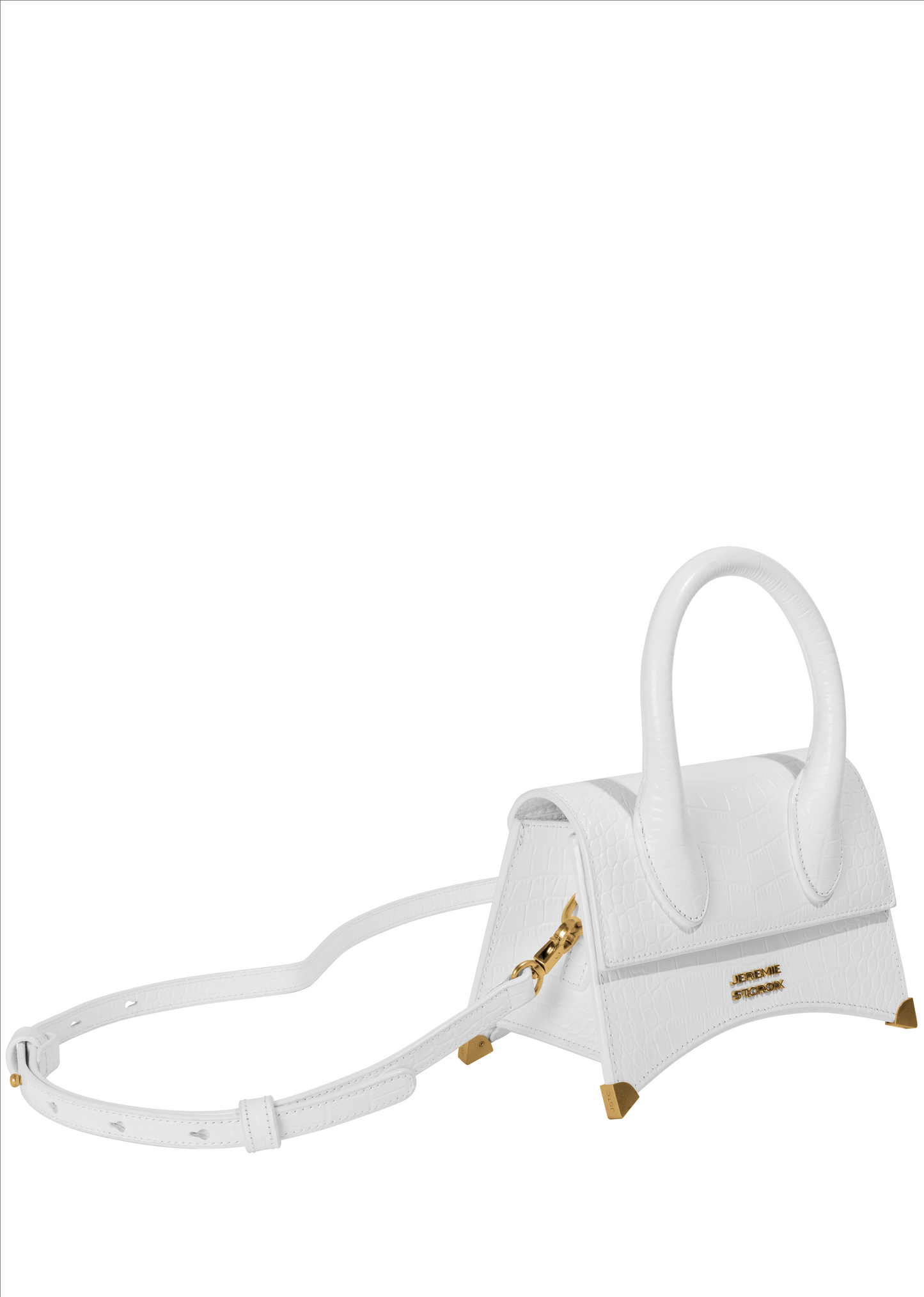 Marie 20 in White Crocodile