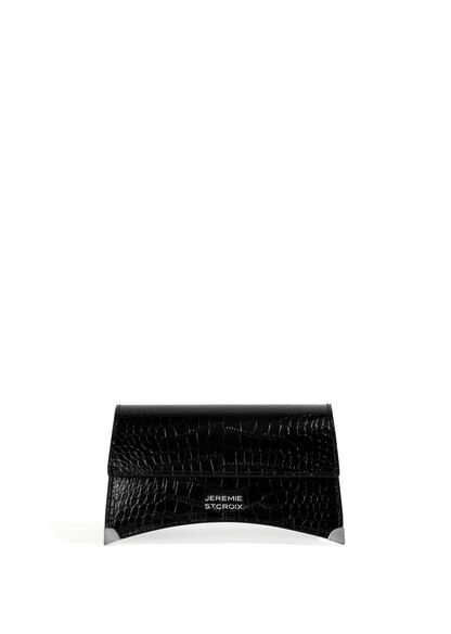 Naomie 20 in Black Crocodile