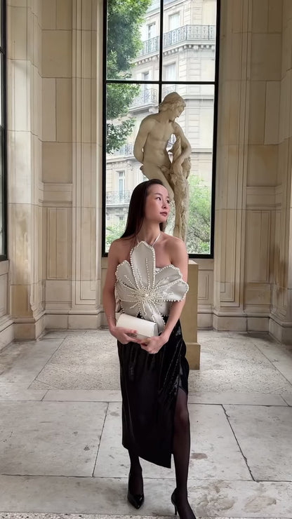 Naomie 20 in White Crocodile